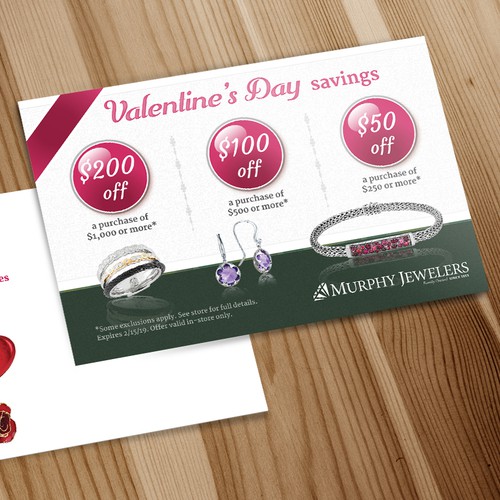 Murphy Jewelers Valentine's Day Postcard