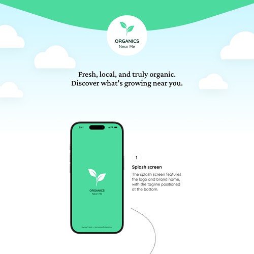 Mobile app to discover local Organic stores