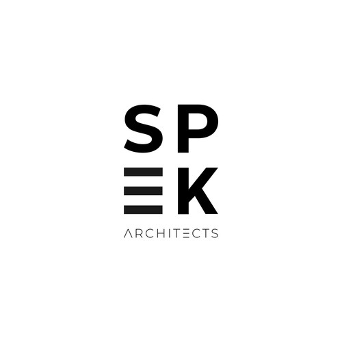 Minimal Logo for " SPEK ARCHITECTS"