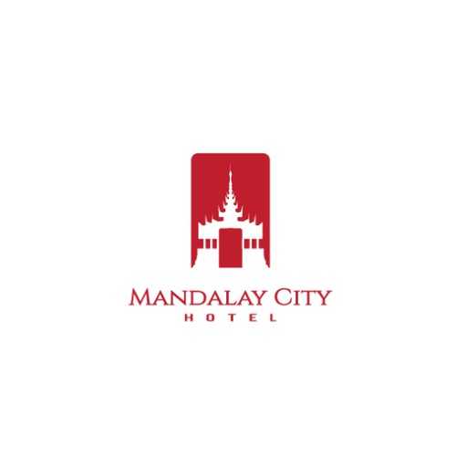 Logo for famous Mandalay City Hotel, Myanmar