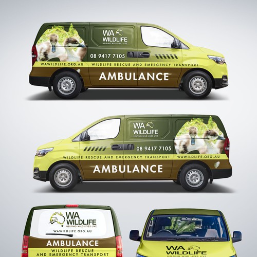 WA WILDLIFE Van Wrap Design