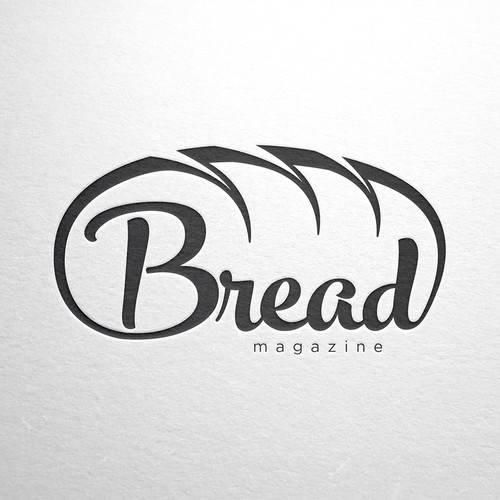 Create a captivating logo for a digital magazine for bread lovers