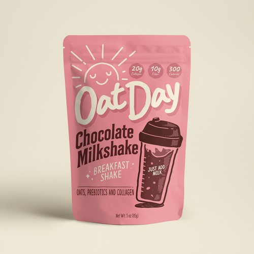 Packaging design for Oat Milkshake