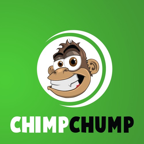 Monkey head mascot for ChimpChump