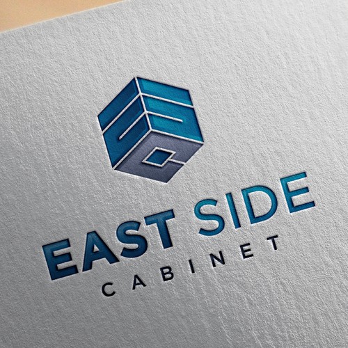 Simple bold logo for East Side Cabinet