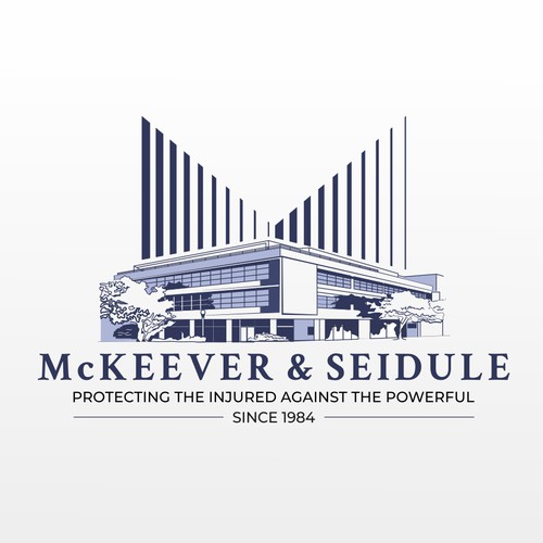 Architectural logo design concept for McKeever & Seidule