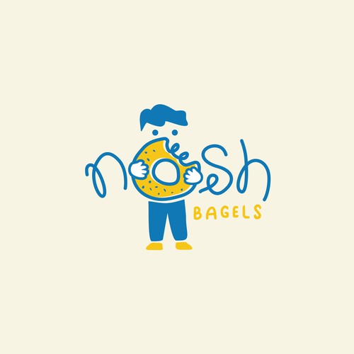 Bagels logo concept.