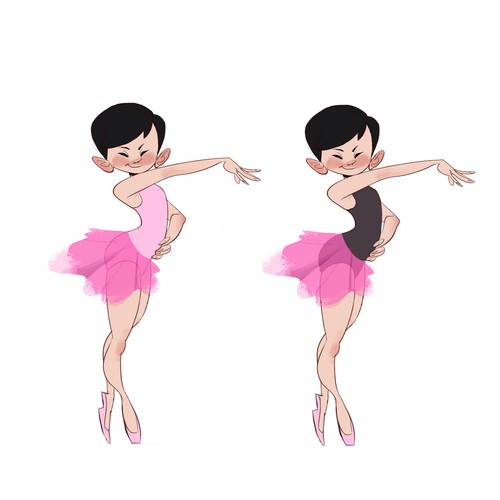 a character “Little Toshie” for Só Dança Ballet! 