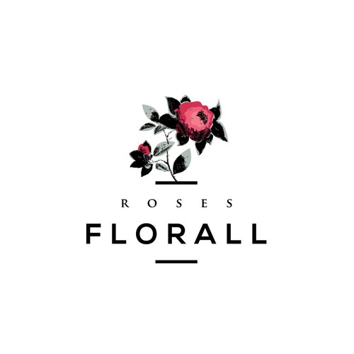 Logo design for Roses Florall