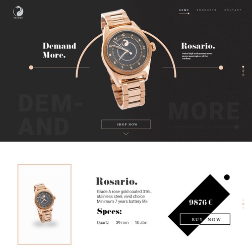 Watch E-commerce Website