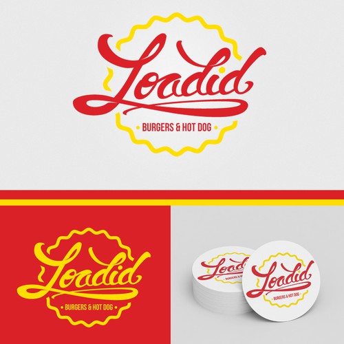 Logo concept for burgers & hotdogs restaurant