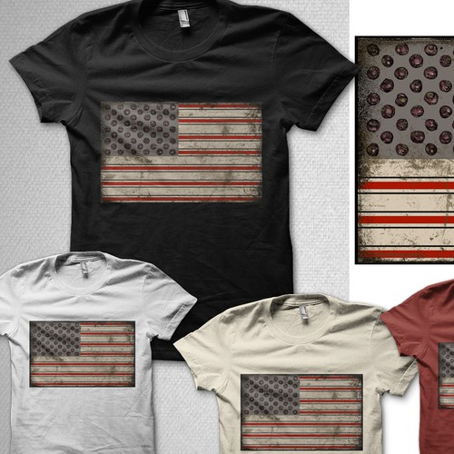 Variation on American Flag T-Shirt