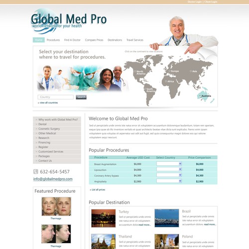 Medical Tourism Site NEED LOGO & DESIGN