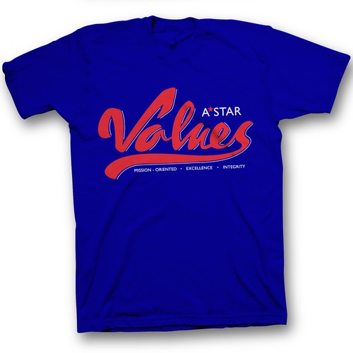 Shirt Design for Company Core Values