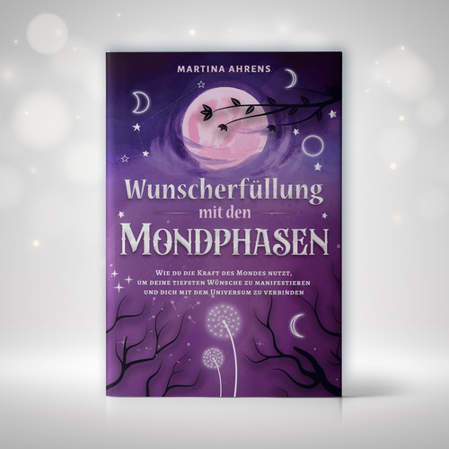 Book Cover Design - Wunscherfüllung mit den Mondphasen
