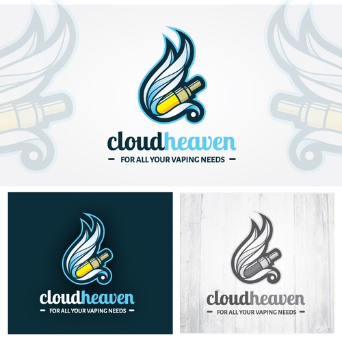 Vape / vaping logo concept