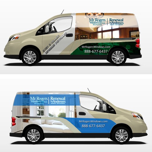 Compelling graphic design to wrap a commercial van