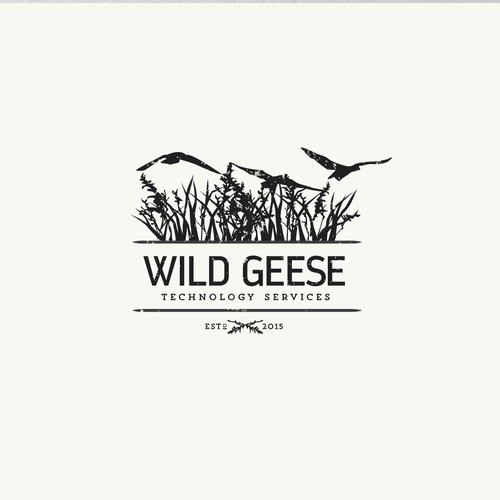 Vintage inspired vector illustration logo