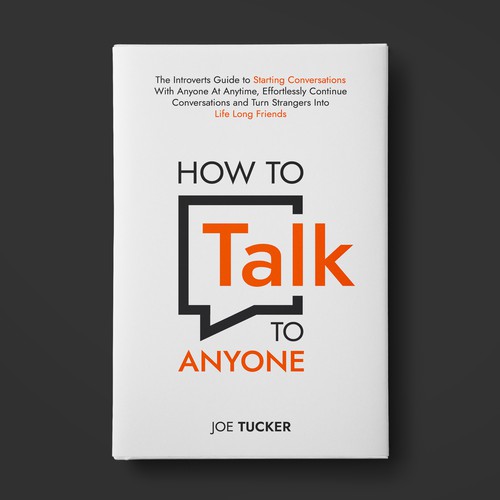 Self Help Book Cover - How To Talk To Anyone