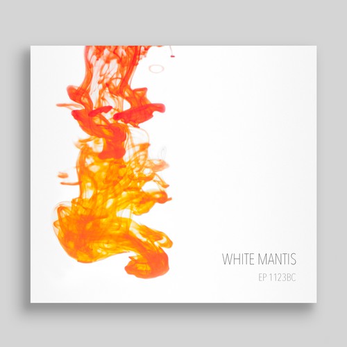 Abstract album cover for "White Mantis"
