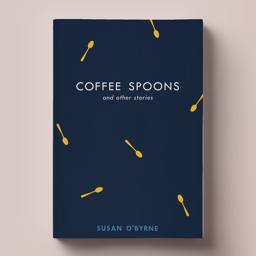 Minimalistic book cover design for literary fiction