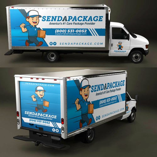 box truck wrap design