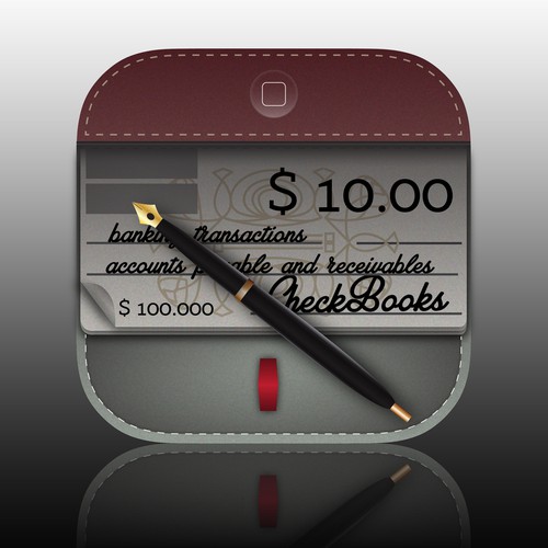 Need a winning iPhone/iPad App Icon for new CheckBooks Business accounting application.