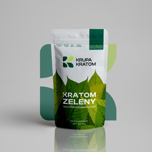 Product packaging contest for KRUPA KRATOM
