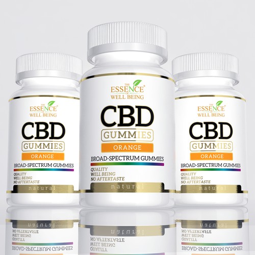 CBD Gummies package design