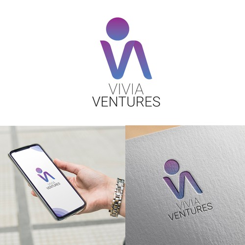 Logo design for "Vivia Ventures" 