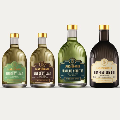 Landskroner Spirits Labels