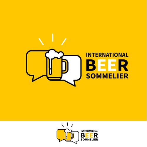 Creative Logo for International Beer Course.