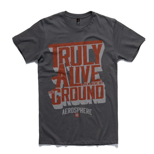 T Shirt design for Aerosphere clothing