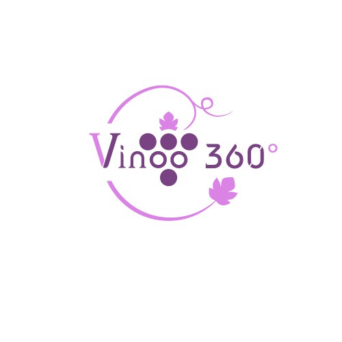 Sophisticated logo for a 360 degrees wine experience