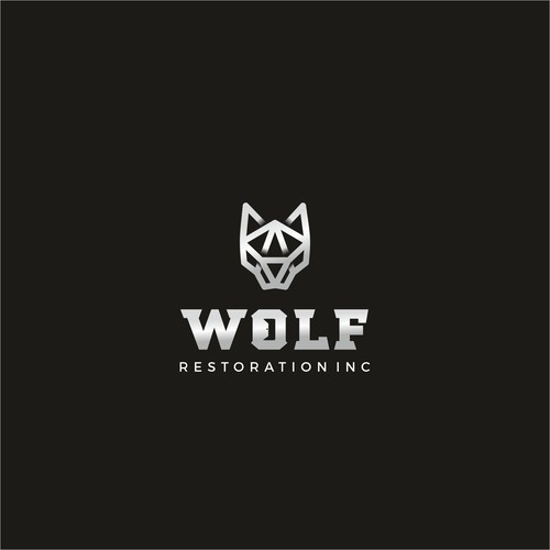 stylised wolf logo