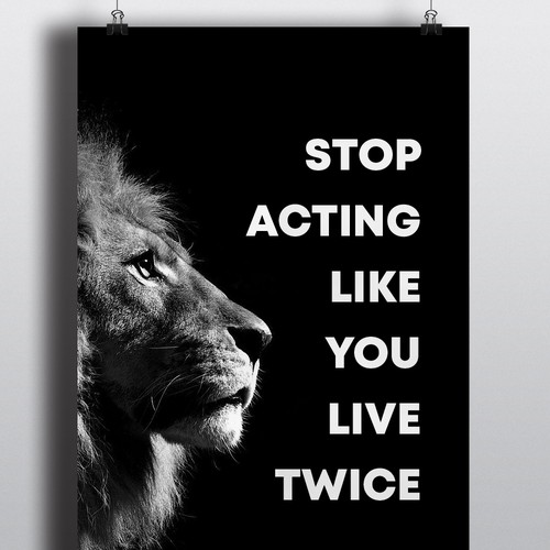Entrepreneur Lion Poster!