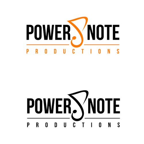 Logo design for Power Note Productions