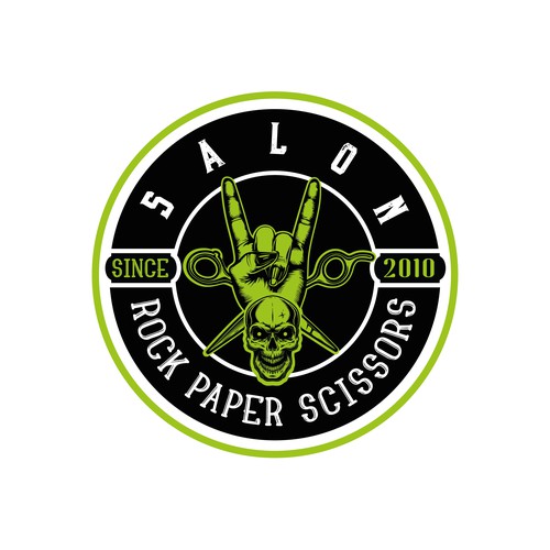 Salon Rock Paper Scissors logo