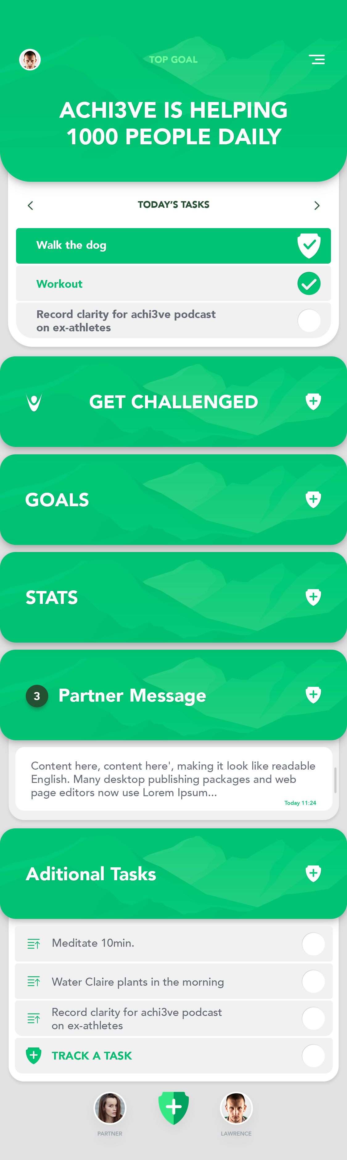 please Improve ACHI3VE app