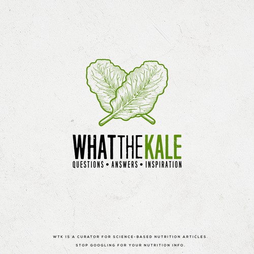 Vintage logo for whatthekale