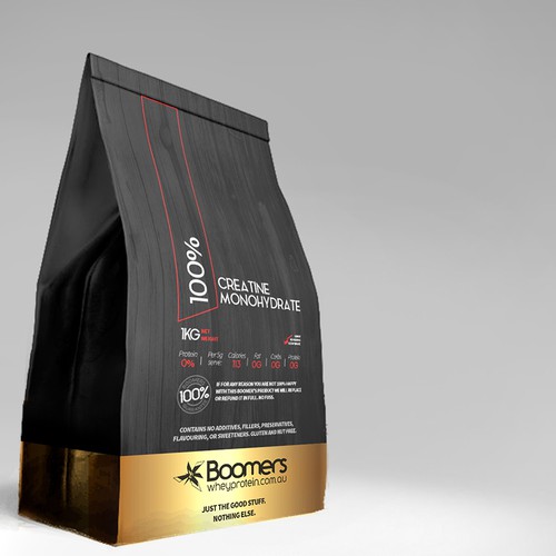 Boomers Protein Supplements Packaging