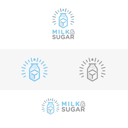 Milk & Sugar Logo Designs