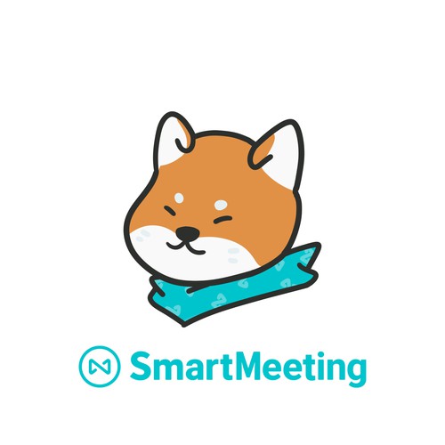 Online Meeting Service Mascot Design