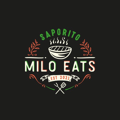 Logo for website that teaches people how to cook meat.