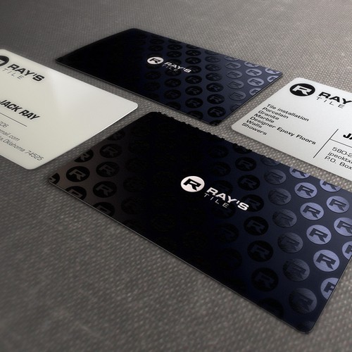 Business cards for construction brand