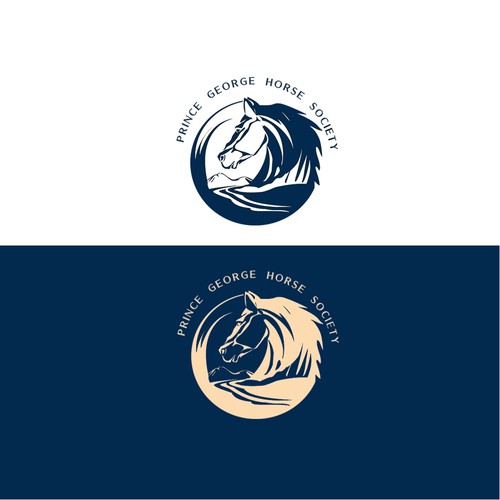 Logo concept for an equestrian centre