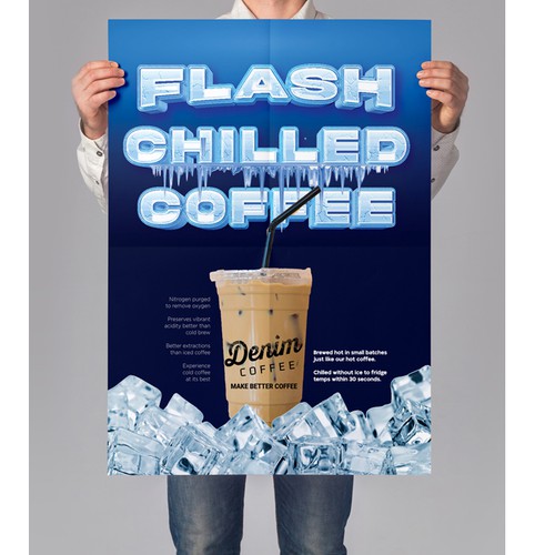 Denim Coffee-Poster Design