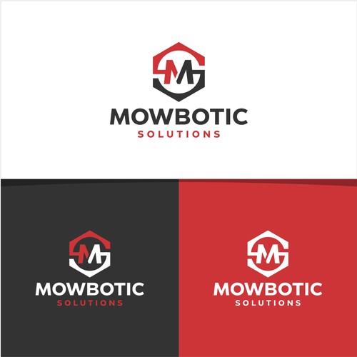 Bold logo concept for Mowbotic solutions