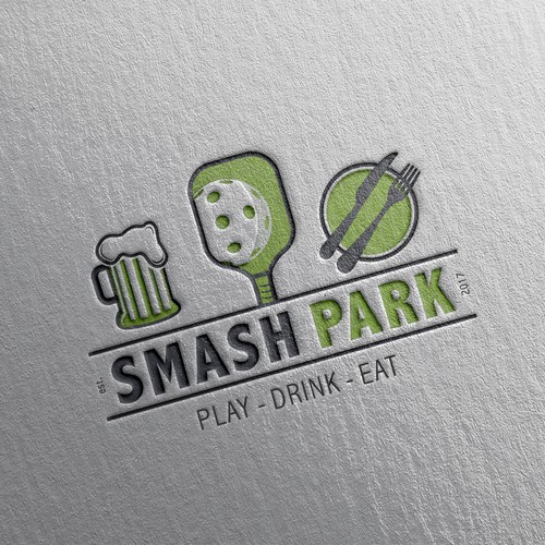Clean Logo Design concept for Smash Park