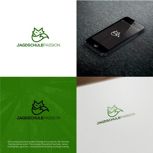 Logo concept for Jagdschulle Passion